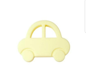 Silicone Toy  - Yellow Silicone  Car - The Beaded Bub