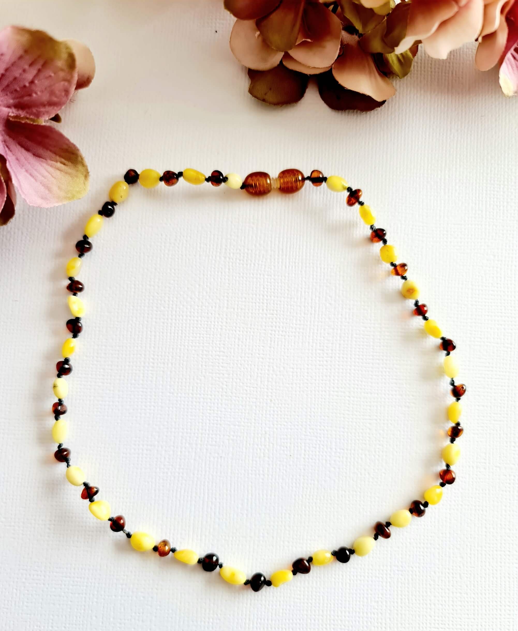 Butterscotch and Cherry Small Amber Beads