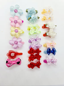 Toddler Clips 10 Piece Set- Flower Child Collection